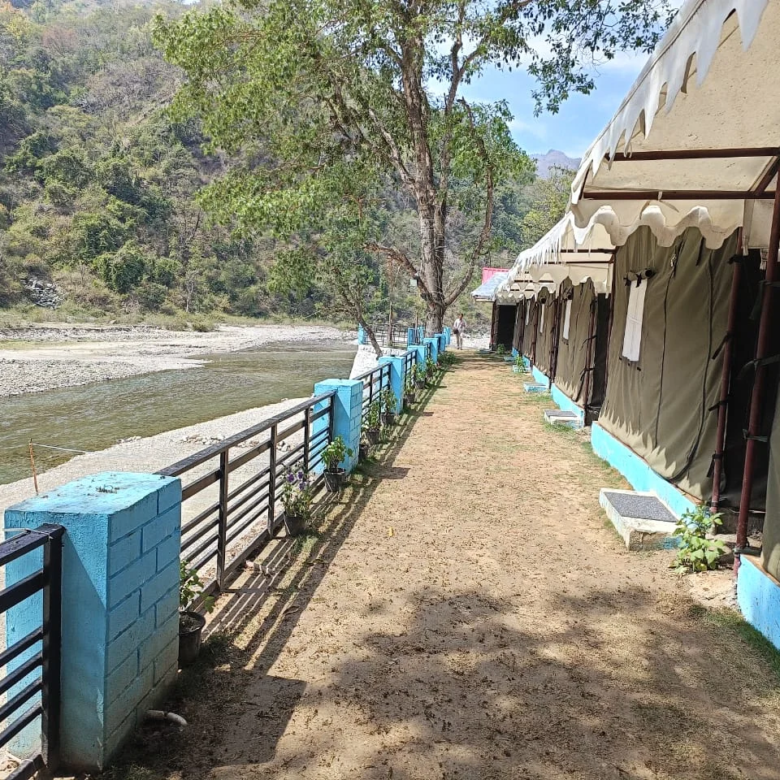 RiverSide Cottages and Camps in Rishikesh
