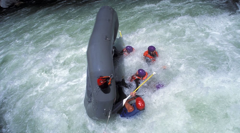 36 Km rafting in Rishikesh from Kaudiyala with high-grade rapids like The Wall