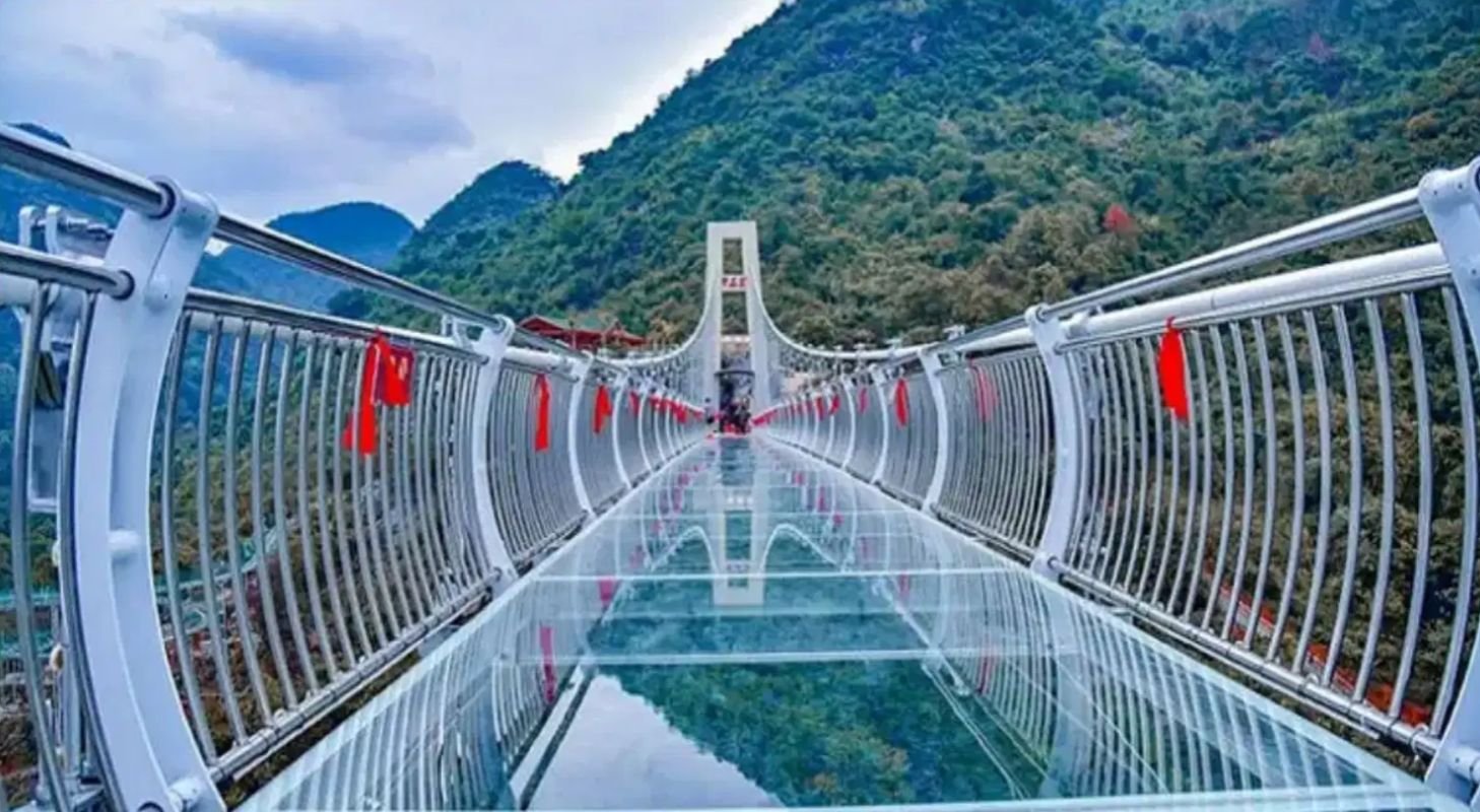 Bajrang Setu Rishikesh new suspension bridge over the Ganga with scenic Himalayan views
