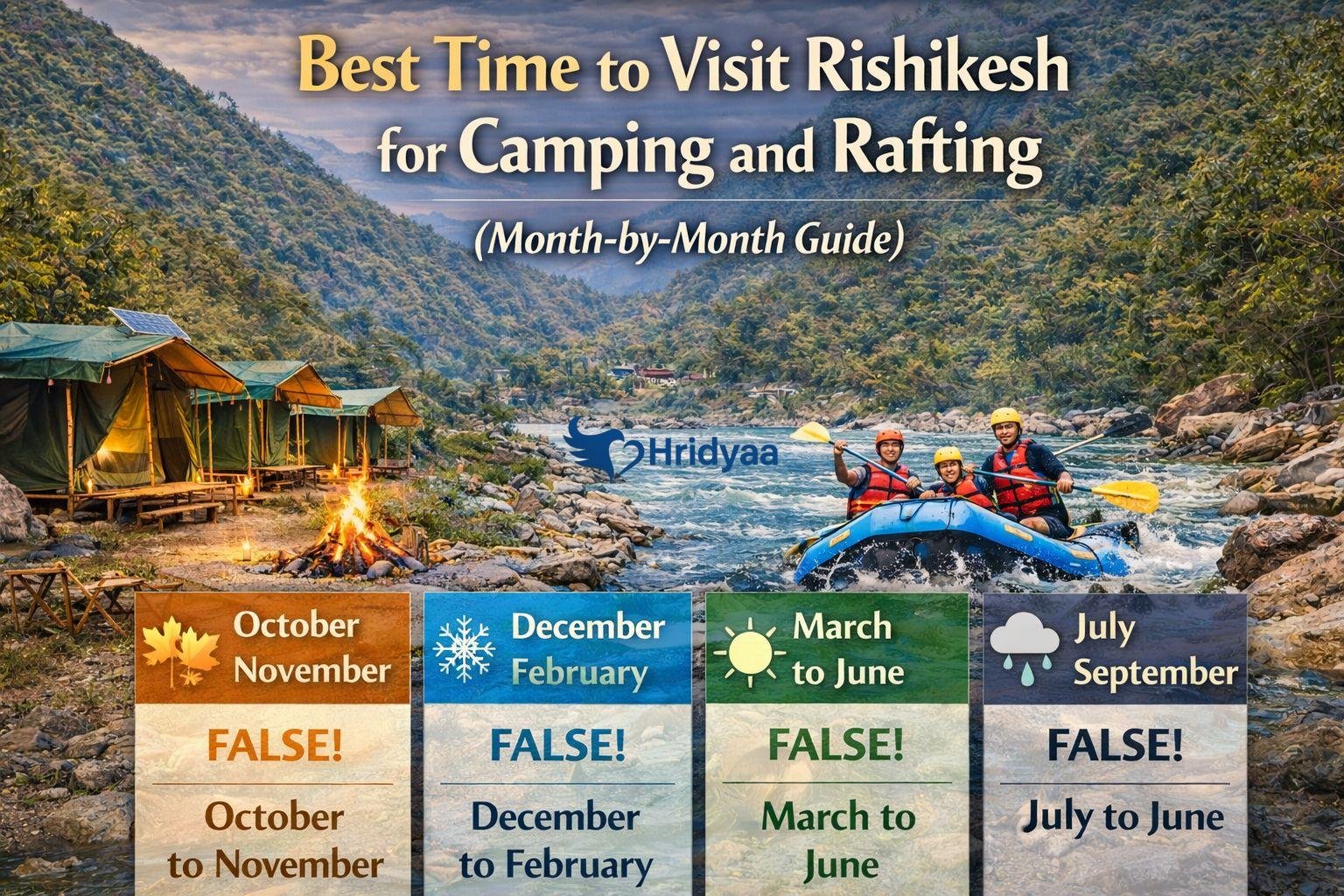 When Is the Best Time for Camping and Rafting in Rishikesh?