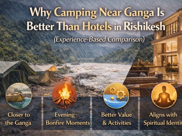 Planning a Stay in Rishikesh? Choose Camping Near Ganga Over Hotels