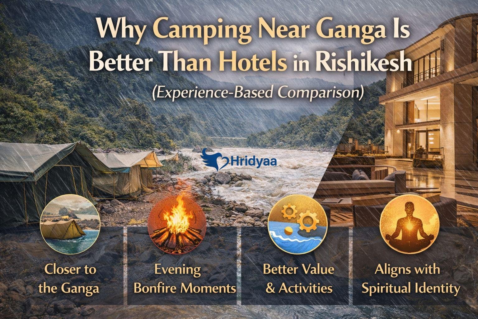Planning a Stay in Rishikesh? Choose Camping Near Ganga Over Hotels
