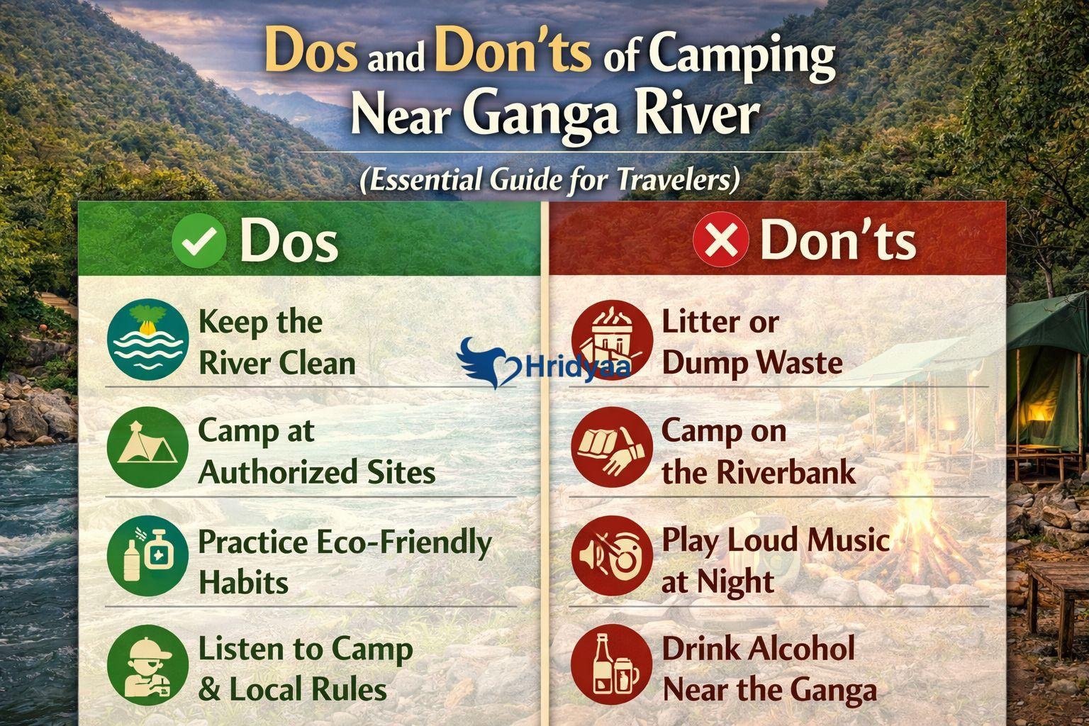 Responsible Camping Near Ganga River: A Complete Guide
