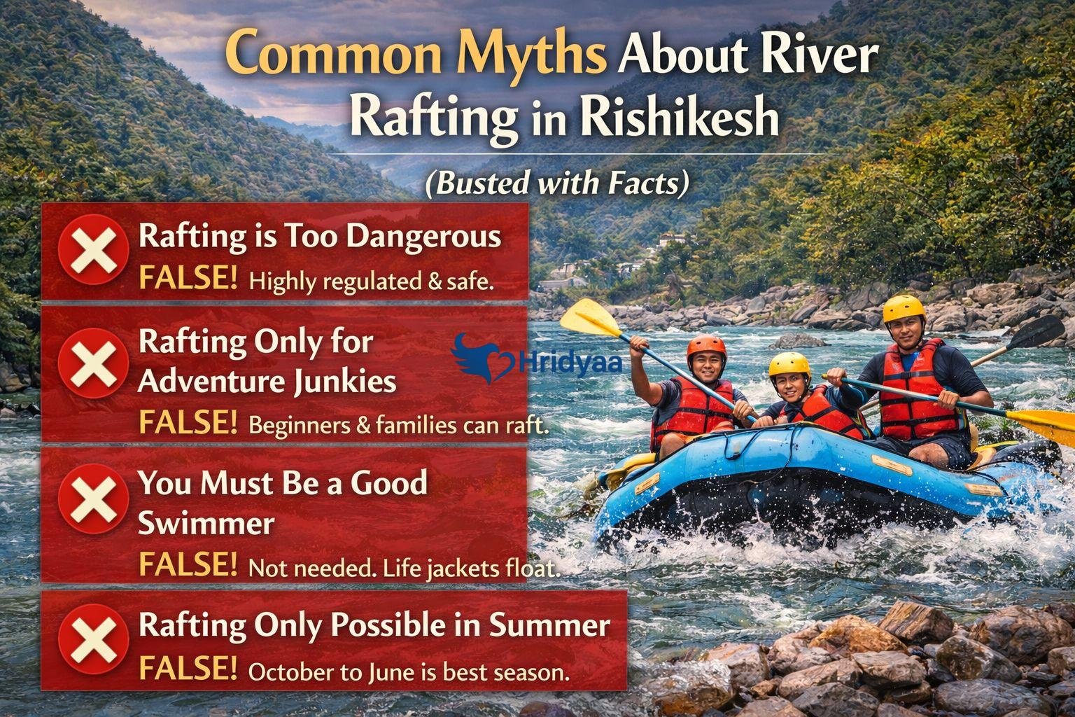 Truth Behind River Rafting in Rishikesh: Popular Myths Debunked