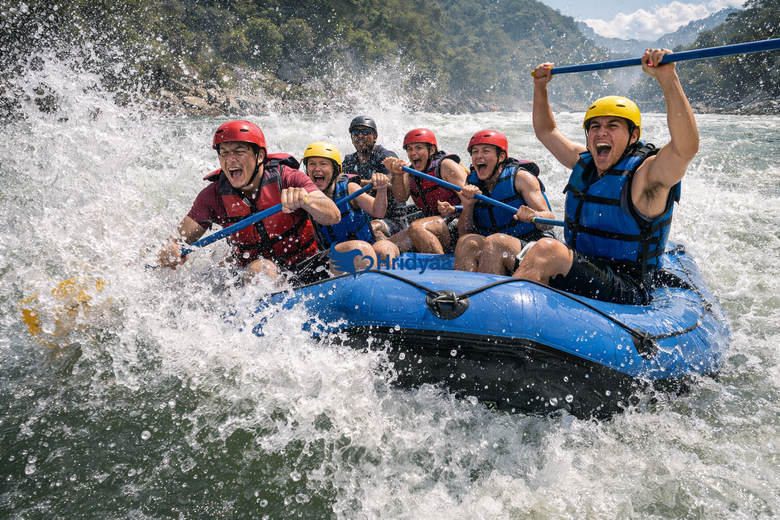 16 km Shivpuri rafting in Rishikesh with Grade IV rapids
