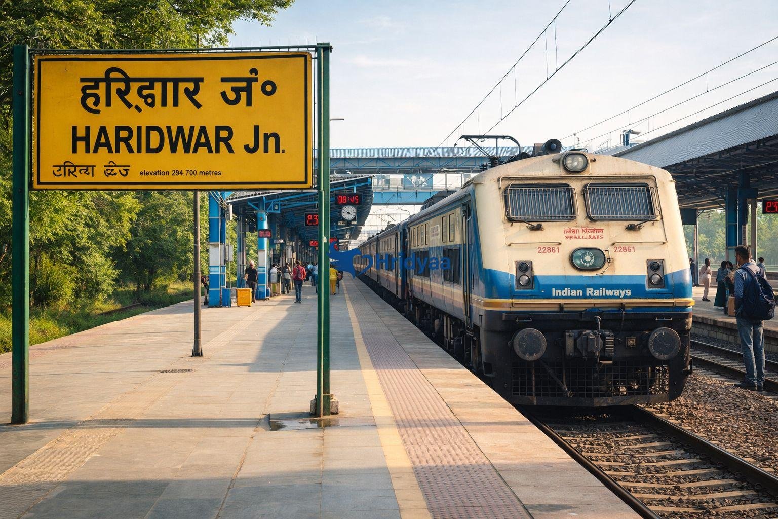 Delhi to Haridwar train for Rishikesh weekend trip