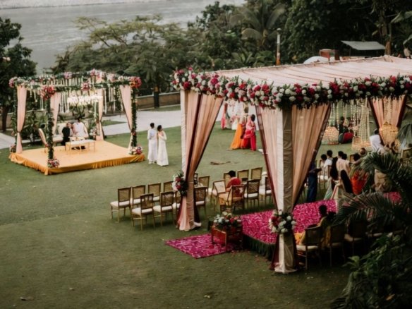 Different wedding styles being celebrated in Rishikesh including spiritual and nature-based ceremonies