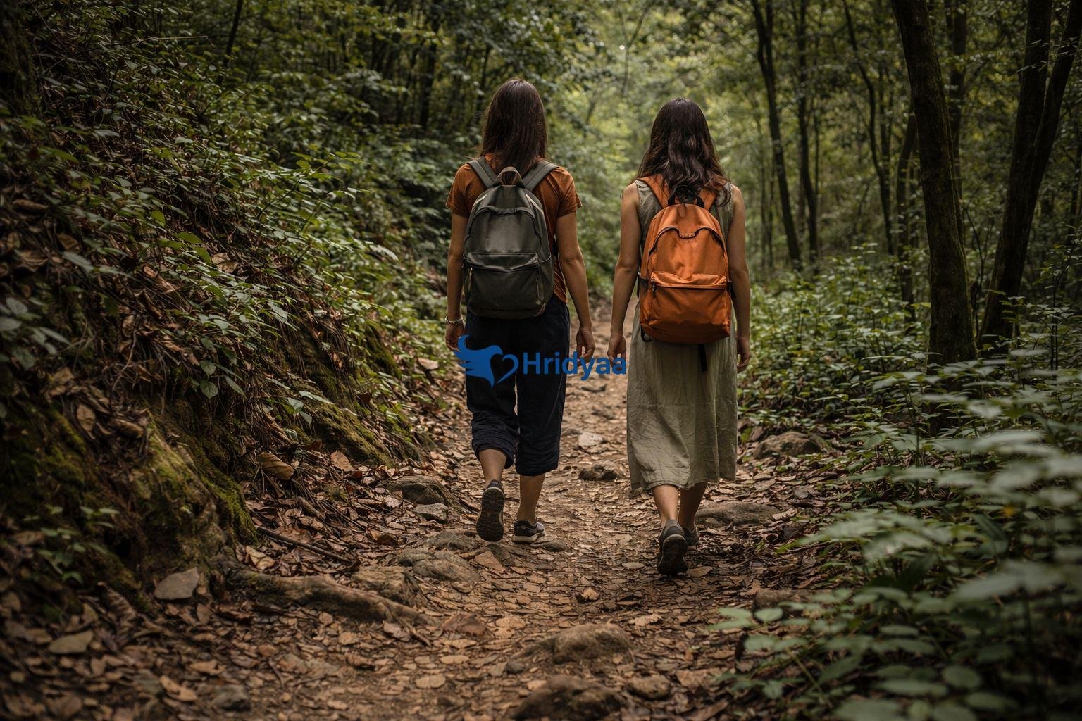 Lesser-known nature walk near Neer Village in Rishikesh surrounded by quiet forest