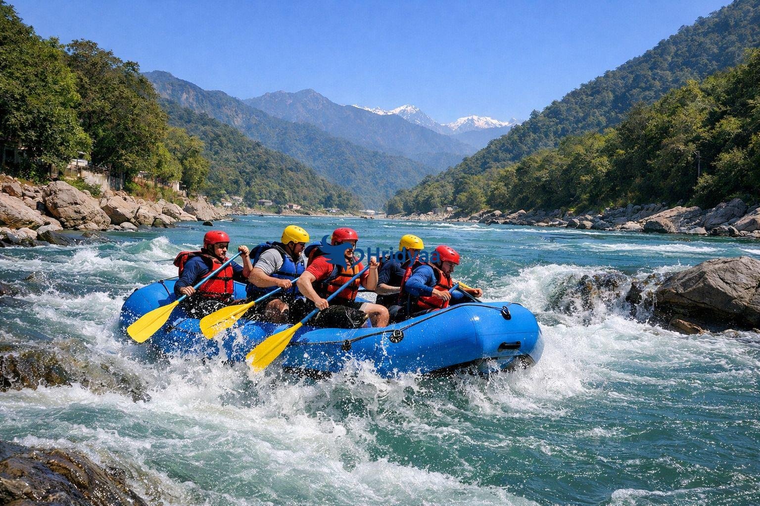 October rafting in Rishikesh with pleasant weather