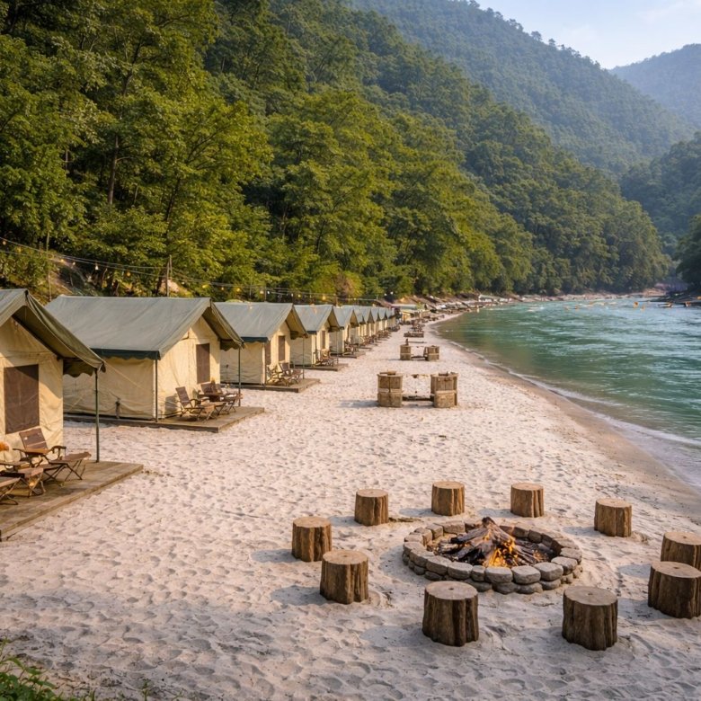 Camping in Rishikesh Near River (2026): Distance from Ganga, Pricing & Smart Booking Guide
