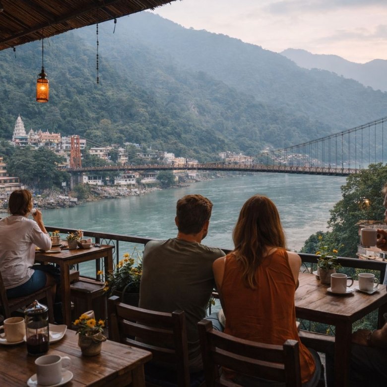 Cafes Near Laxman Jhula: 12 Best Cafes with Ganga Views (Rishikesh 2026 Guide)